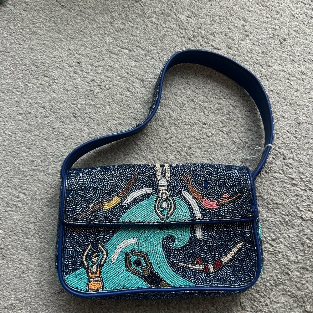 STAUD TOMMY BEADED BAG SWIMMERS